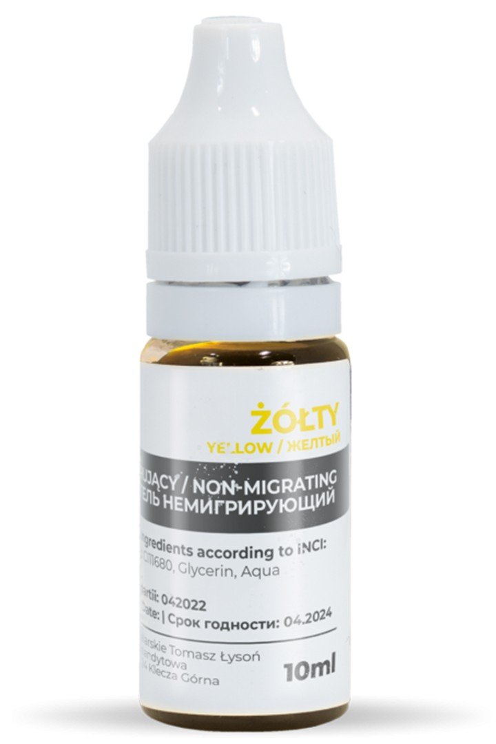 Barwnik niemigrujący 10ml - żółty