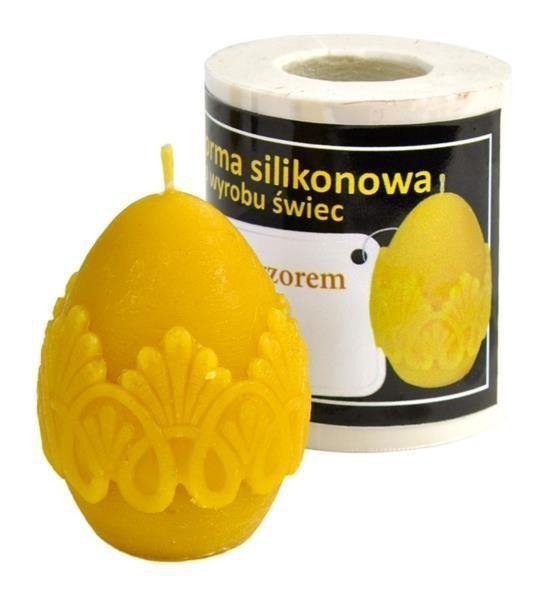 Forma silikonowa Jajko ze wzorem – wys. 5,5cm