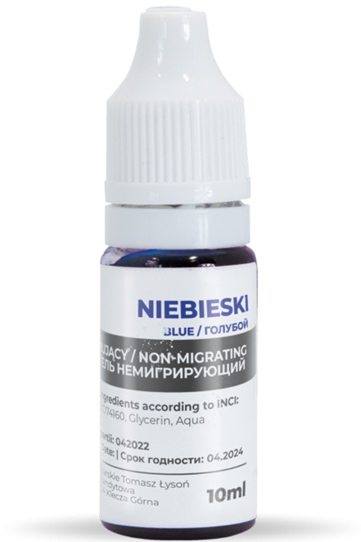 Barwnik niemigrujący 10ml - niebieski