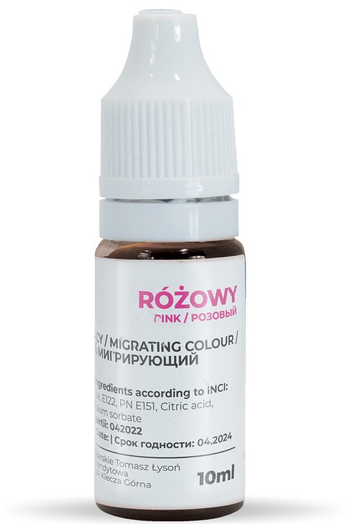 Barwnik migrujący 10ml - różowy