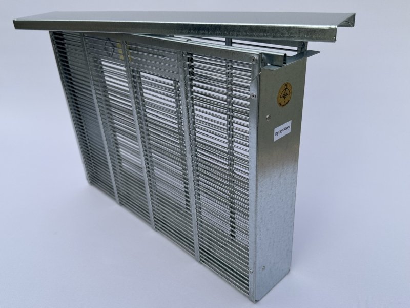 Izolator hybrydowy z wsuwaną kratą pionową, wielkopolski, 1-ramkowy