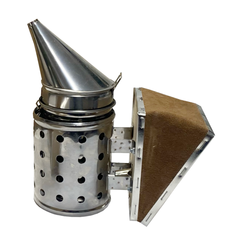  Small smoker with cartridge (stainless/leather bellows)