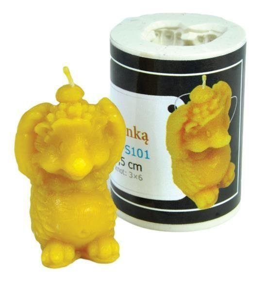 Forma silikonowa Jeż z biedronką – wys. 5,5cm