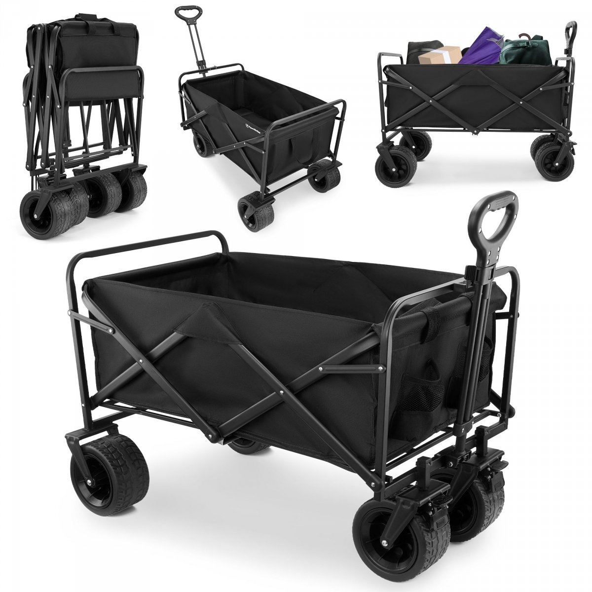 Hypermotion Strandwagen Klappbar - Transportwagen Für Familie & Reise