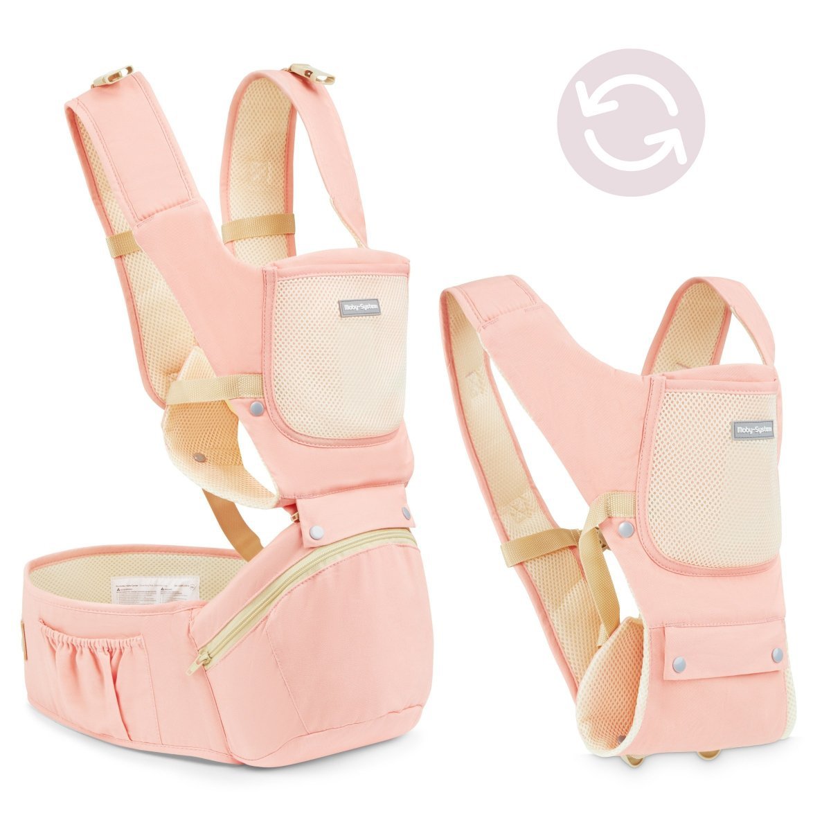 Ergonomiczne nosidełko dla niemowlaka - AMY 10w1 - 0-36