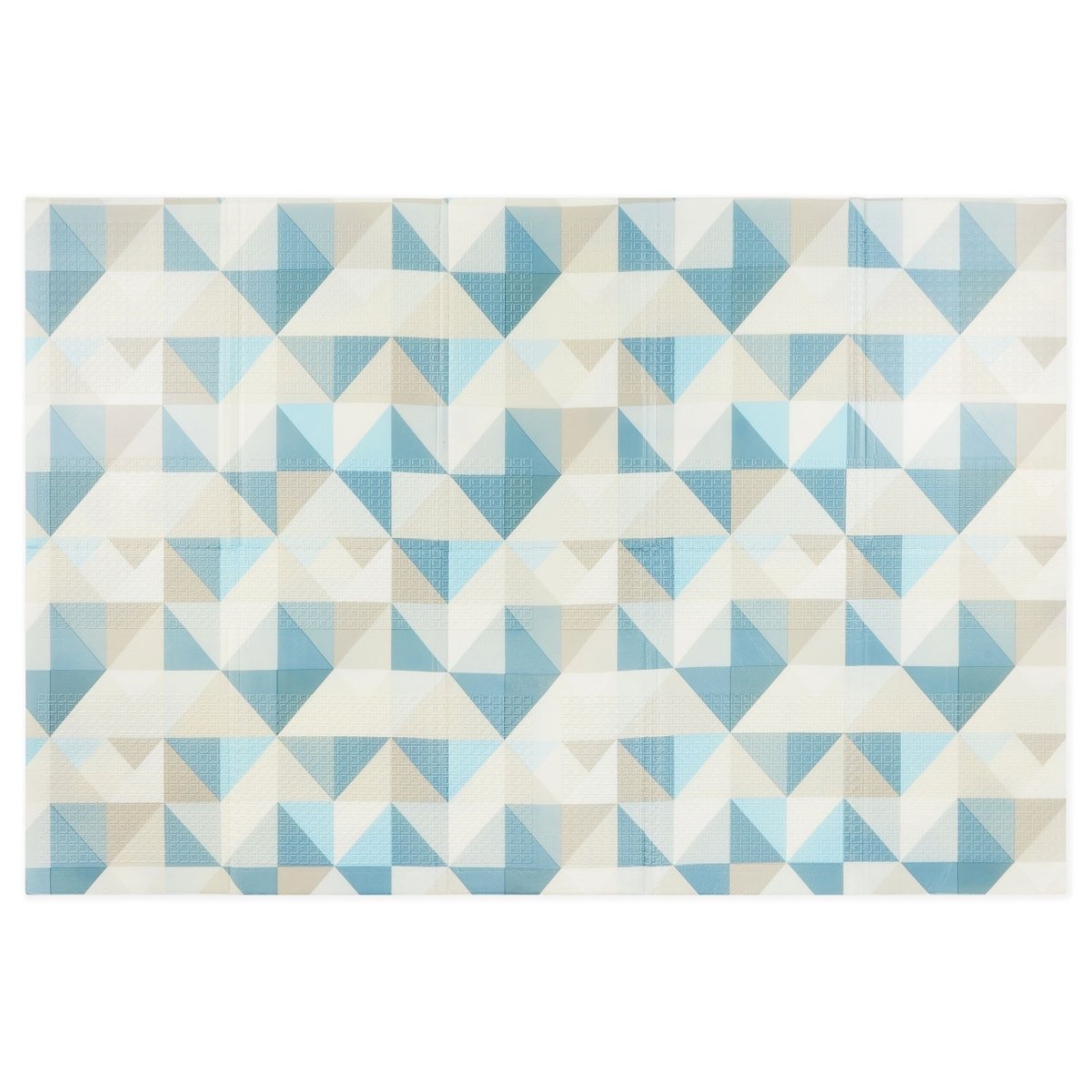 Dwustronna mata piankowa składana 180 x 120 x 1cm - Kosmos/Geometryczne trójkąty