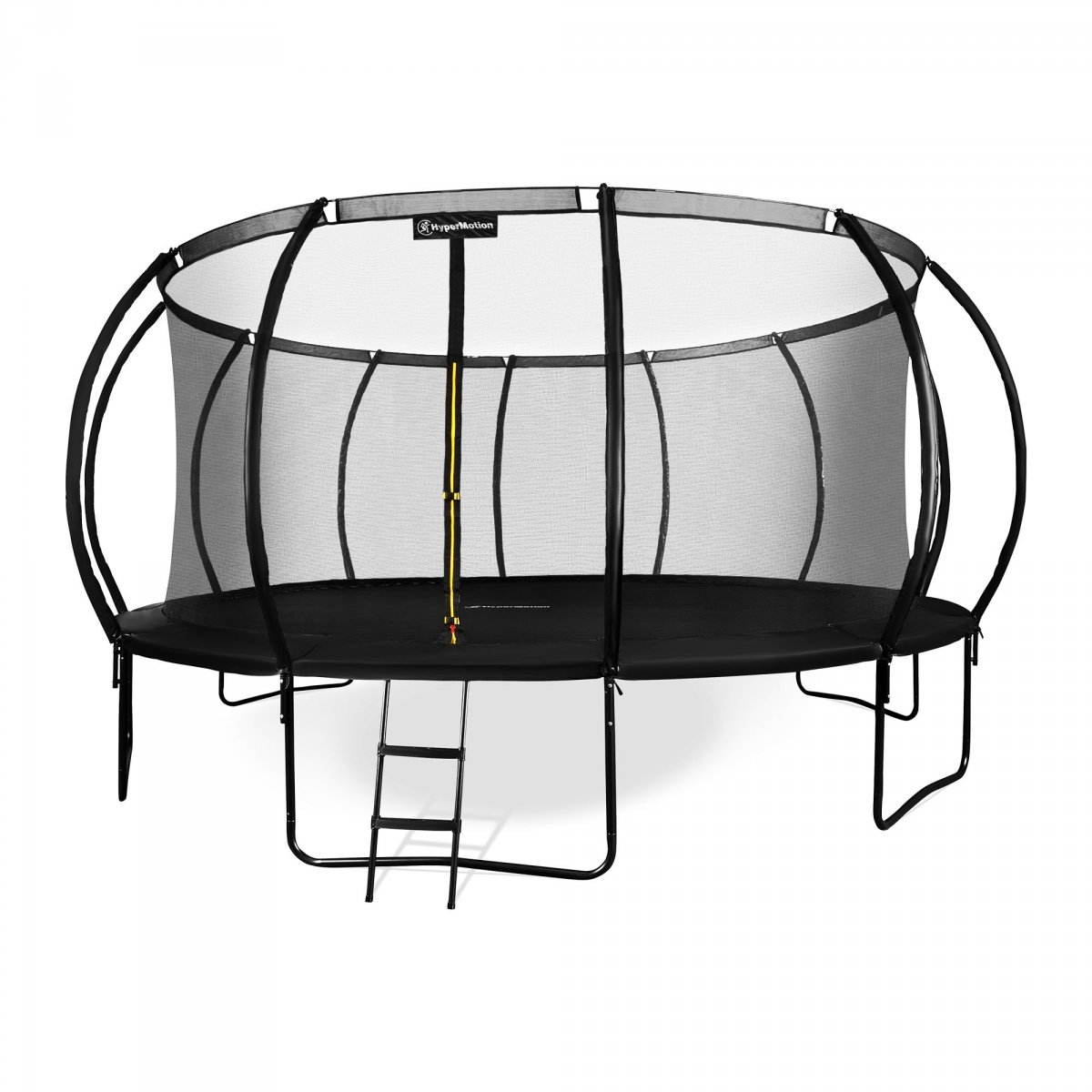 Trampolina ogrodowa XXXXL dla dzieci HyperMotion - 487 cm 16FT - z drabinką i siatką wewnętrzną - do domu i ogrodu - 150kg max