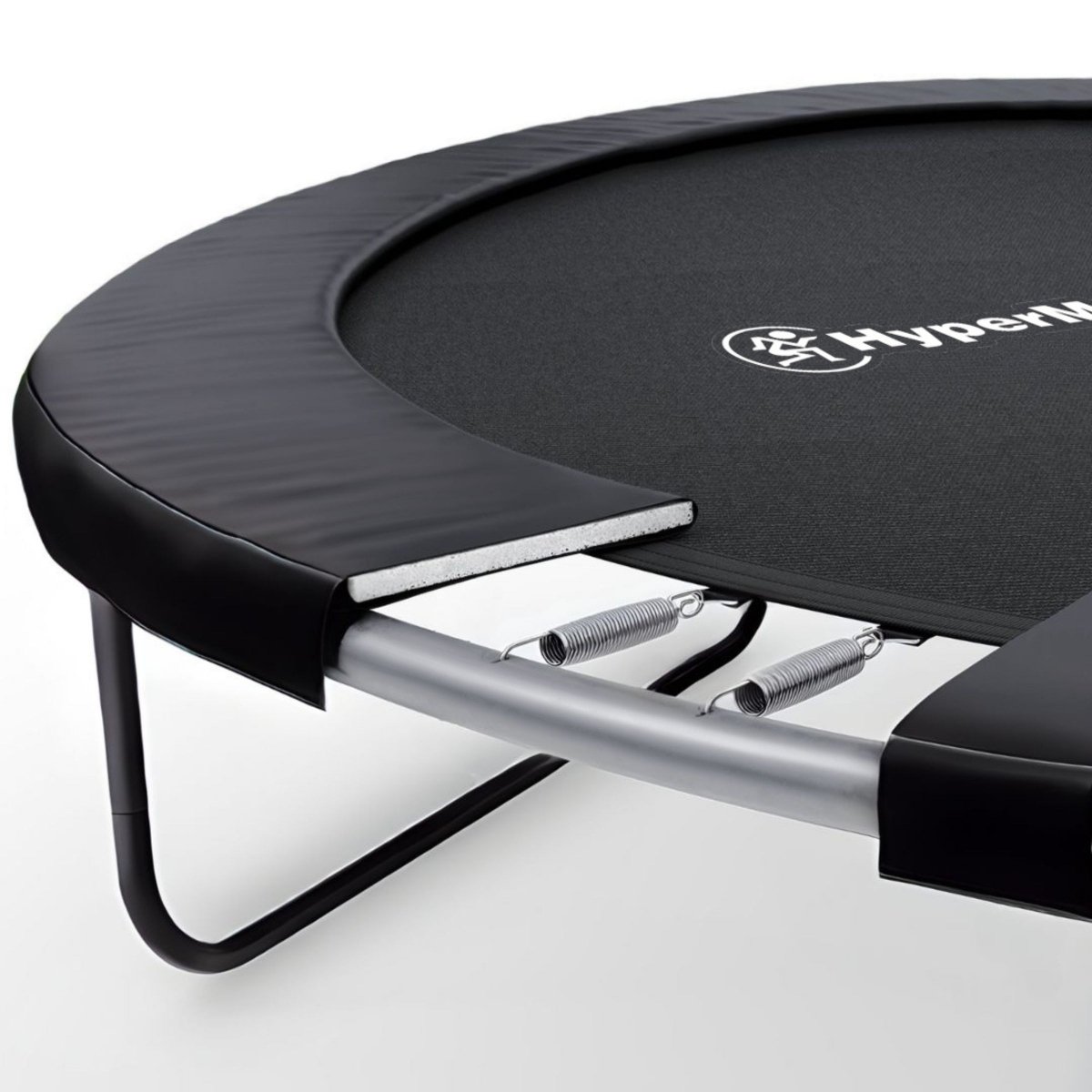Trampolina ogrodowa XXXL dla dzieci HyperMotion - 430 cm 14FT - z drabinką i siatką wewnętrzną - do domu i ogrodu - 150kg max