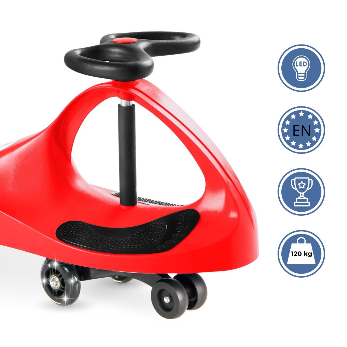 Pojazd dziecięcy TwistCar® - jeździk dla dzieci + świecące kółka