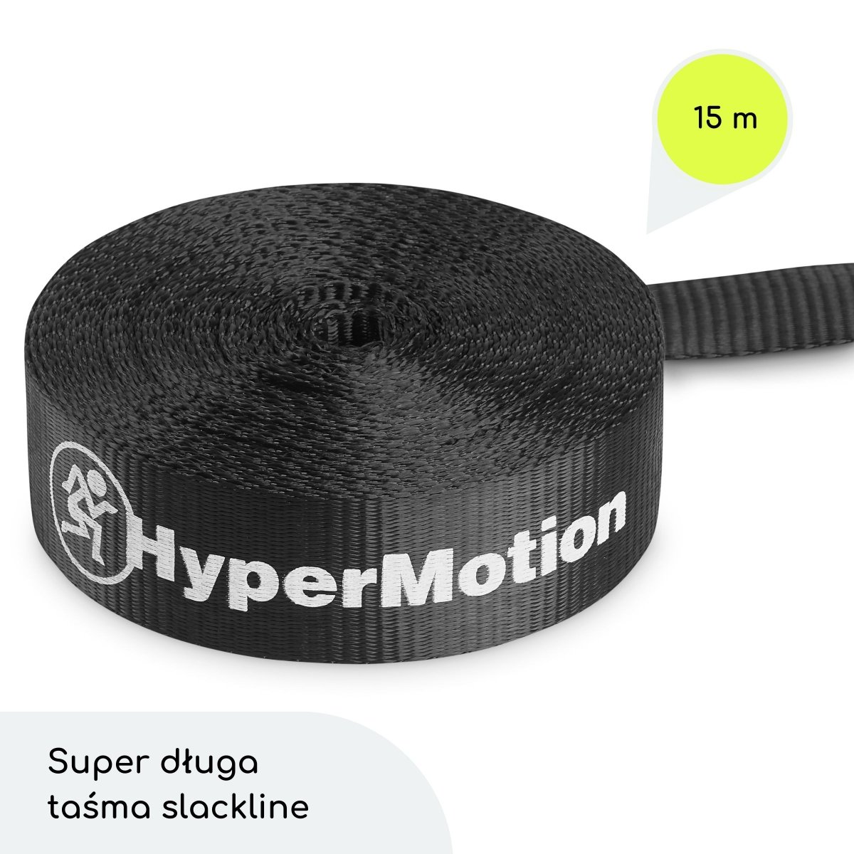Tor przeszkód Ninja dla dzieci - zestaw slackline HyperMotion - 10 przeszkód