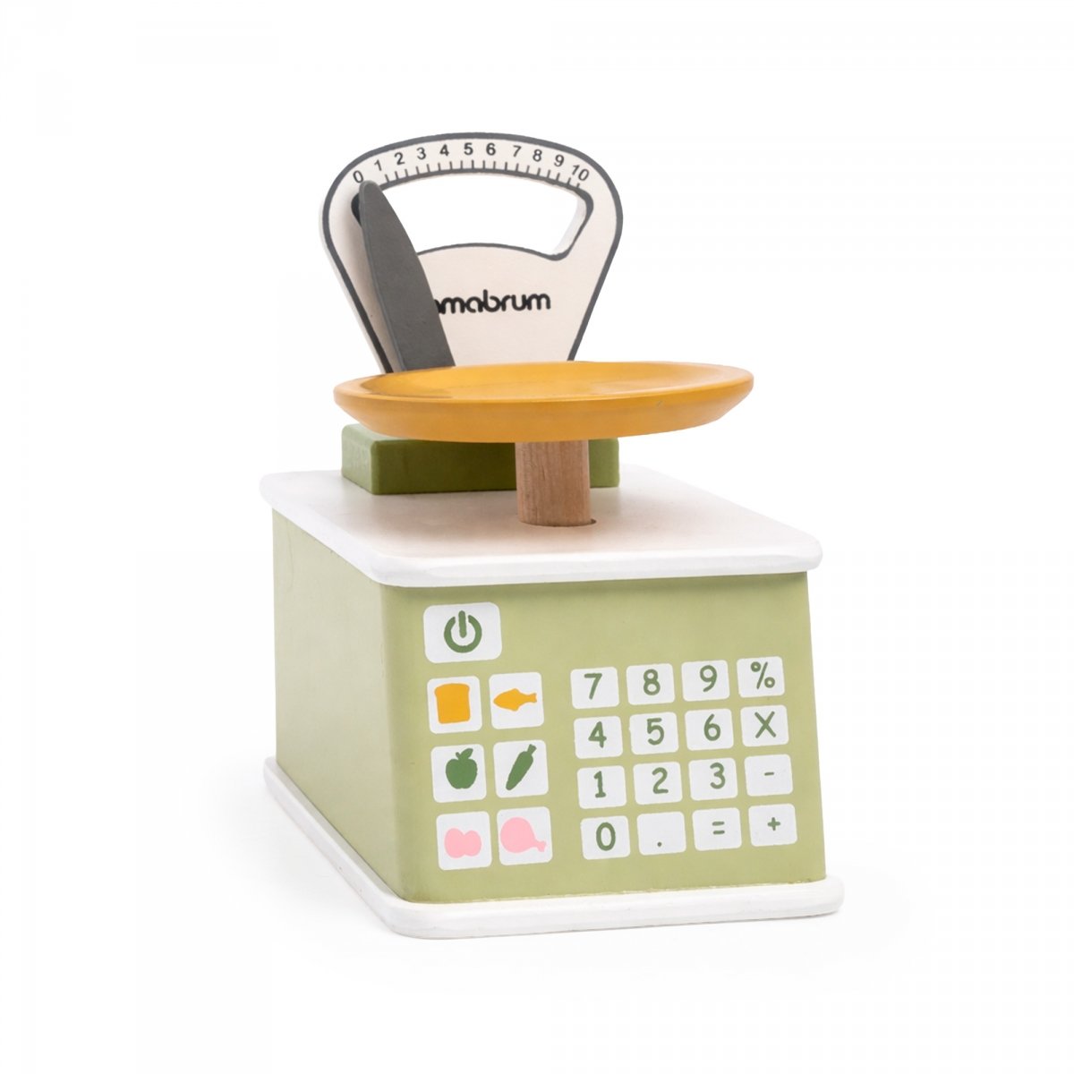 Drewniany zestaw kuchenny dla dzieci mini AGD - mikser, waga i toster