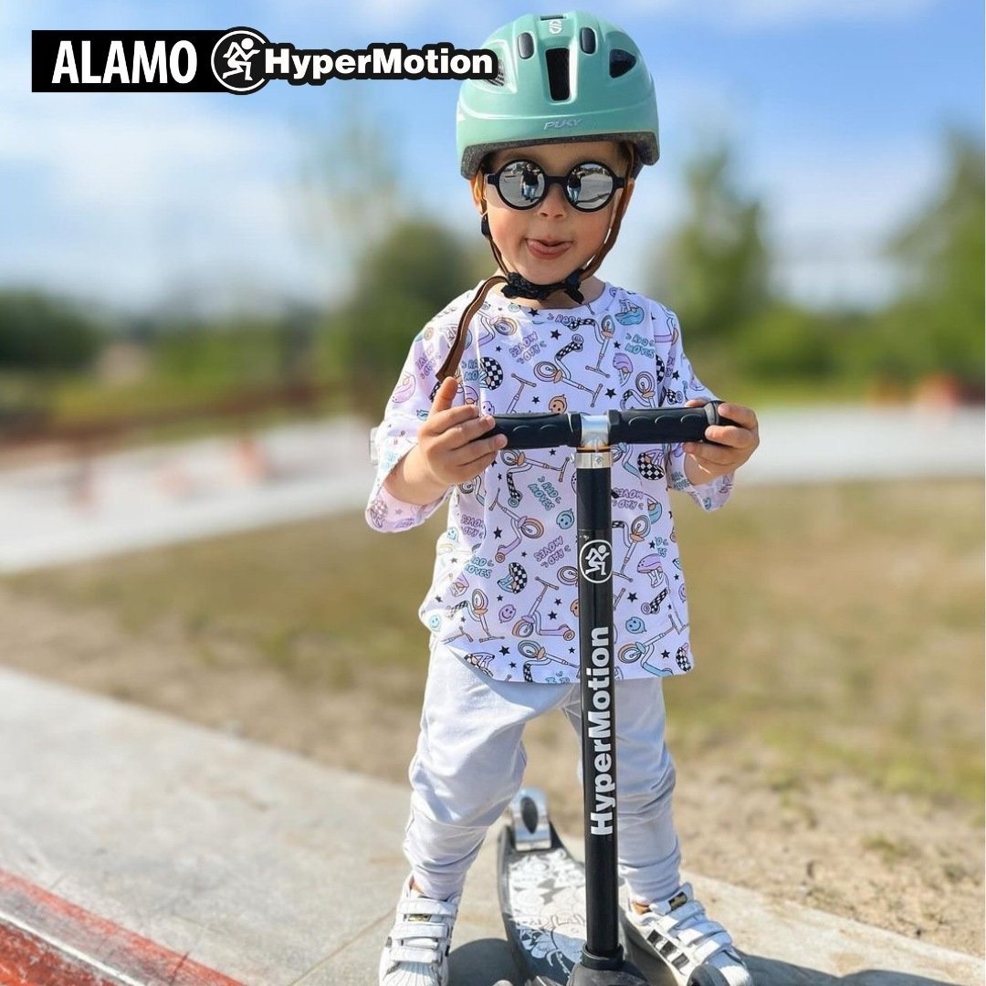 Hulajnoga trójkołowa balansowa ALAMO - Czarna+ koła LED