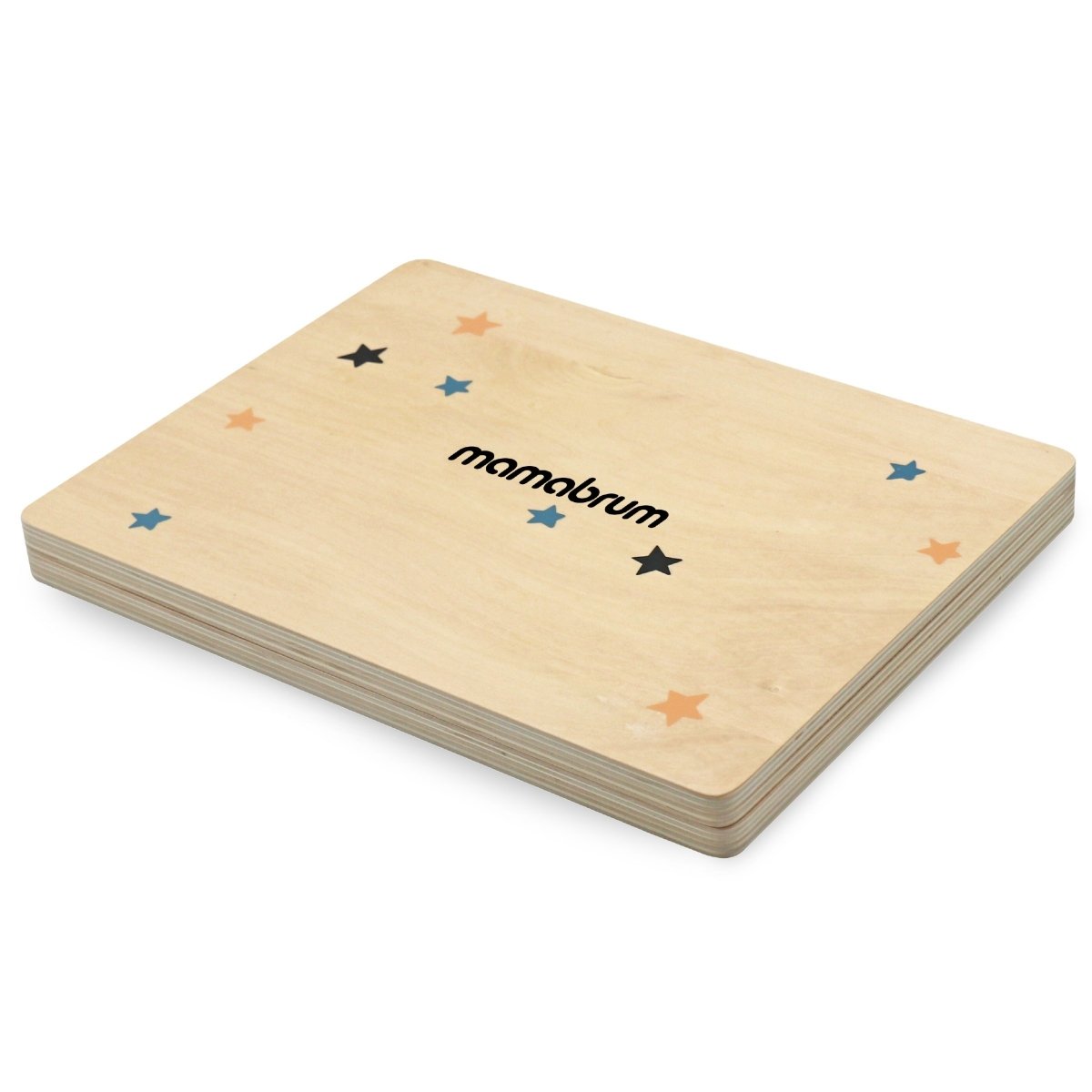 Drewniany laptop z myszką - tablica magnetyczna + kredowa