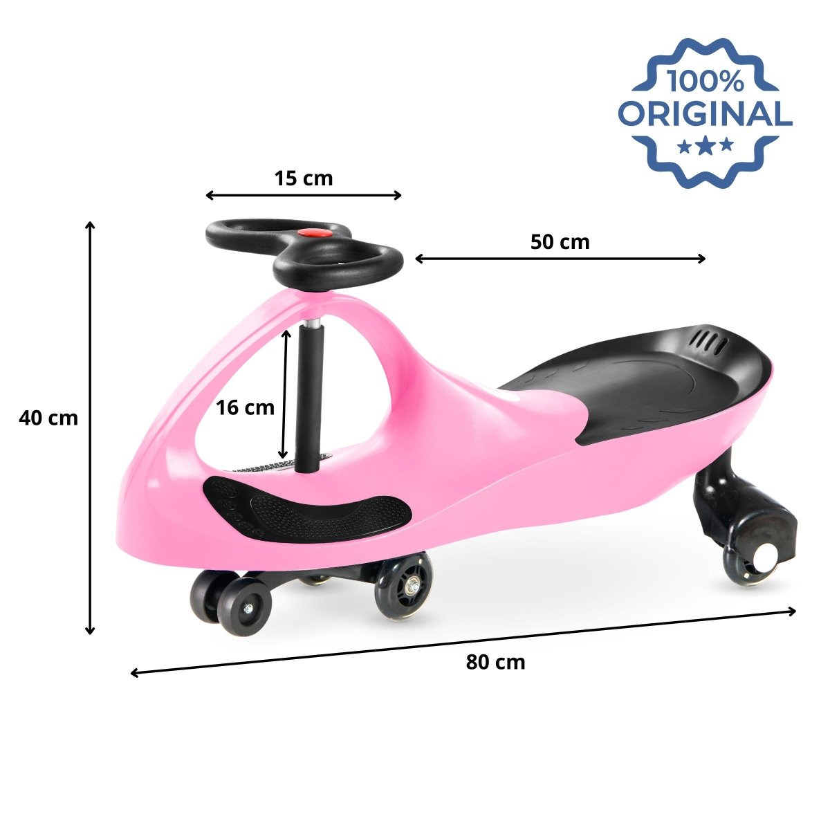 Pojazd dziecięcy TwistCar® - jeździk dla dzieci + świecące kółka