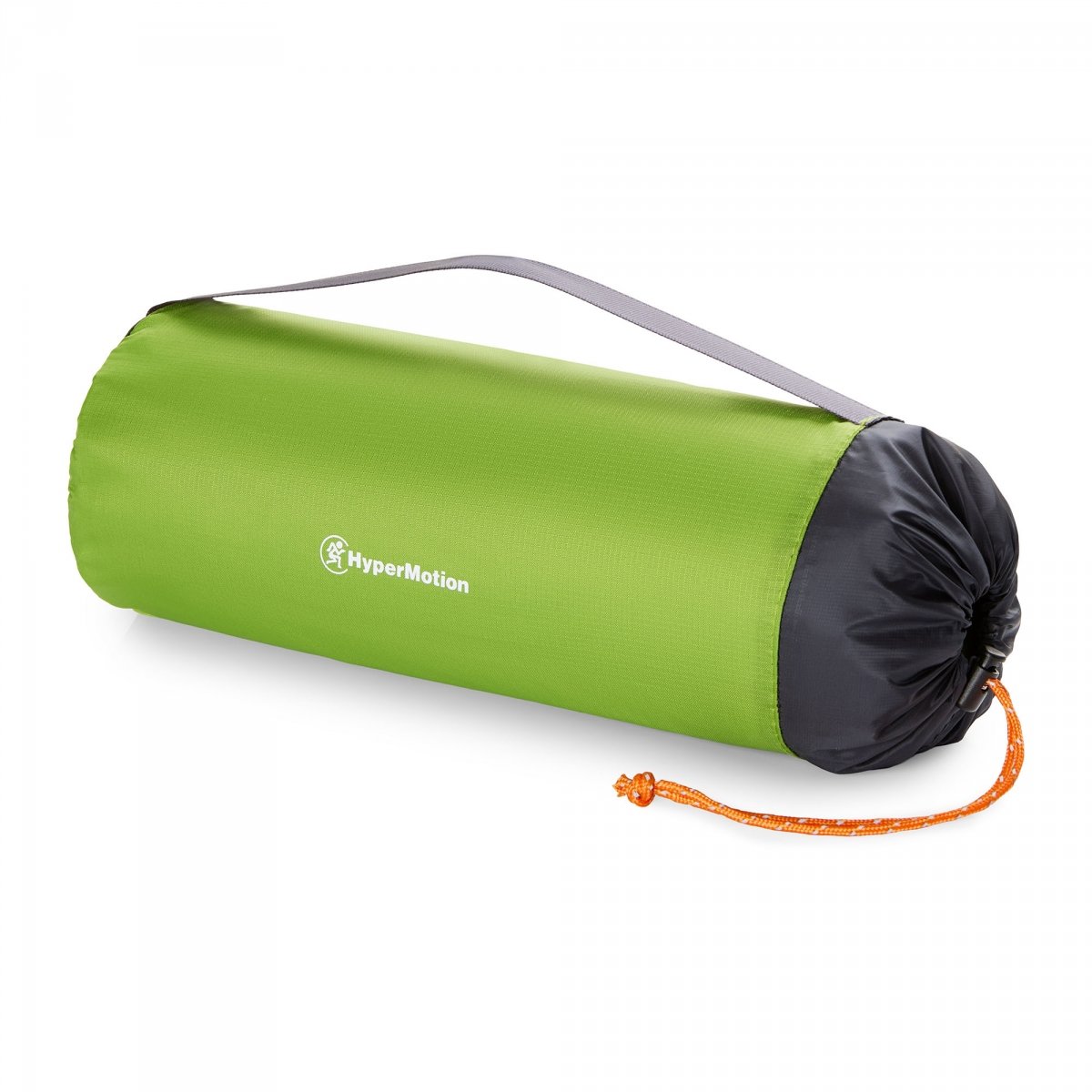 Ultralekki materac dmuchany jednoosobowy do spania na kemping i trekking HyperMotion Campmat – 190x56 cm – zielony