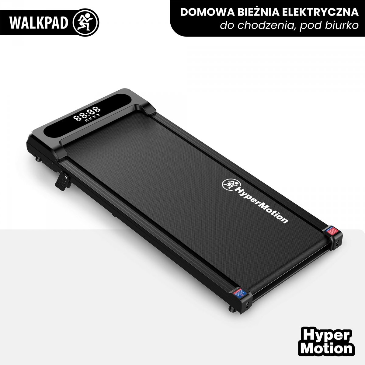 Domowa bieżnia elektryczna do chodzenia, pod biurko – HyperMotion Walkpad