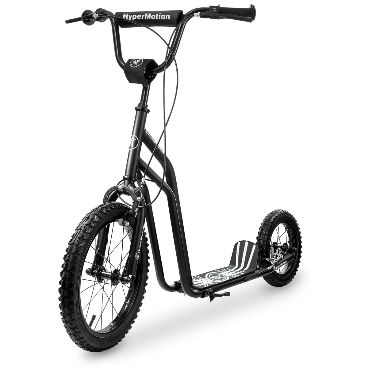 Hulajnoga HyperMotion VIVA 16 (koła 40cm + 30cm) - Czarna