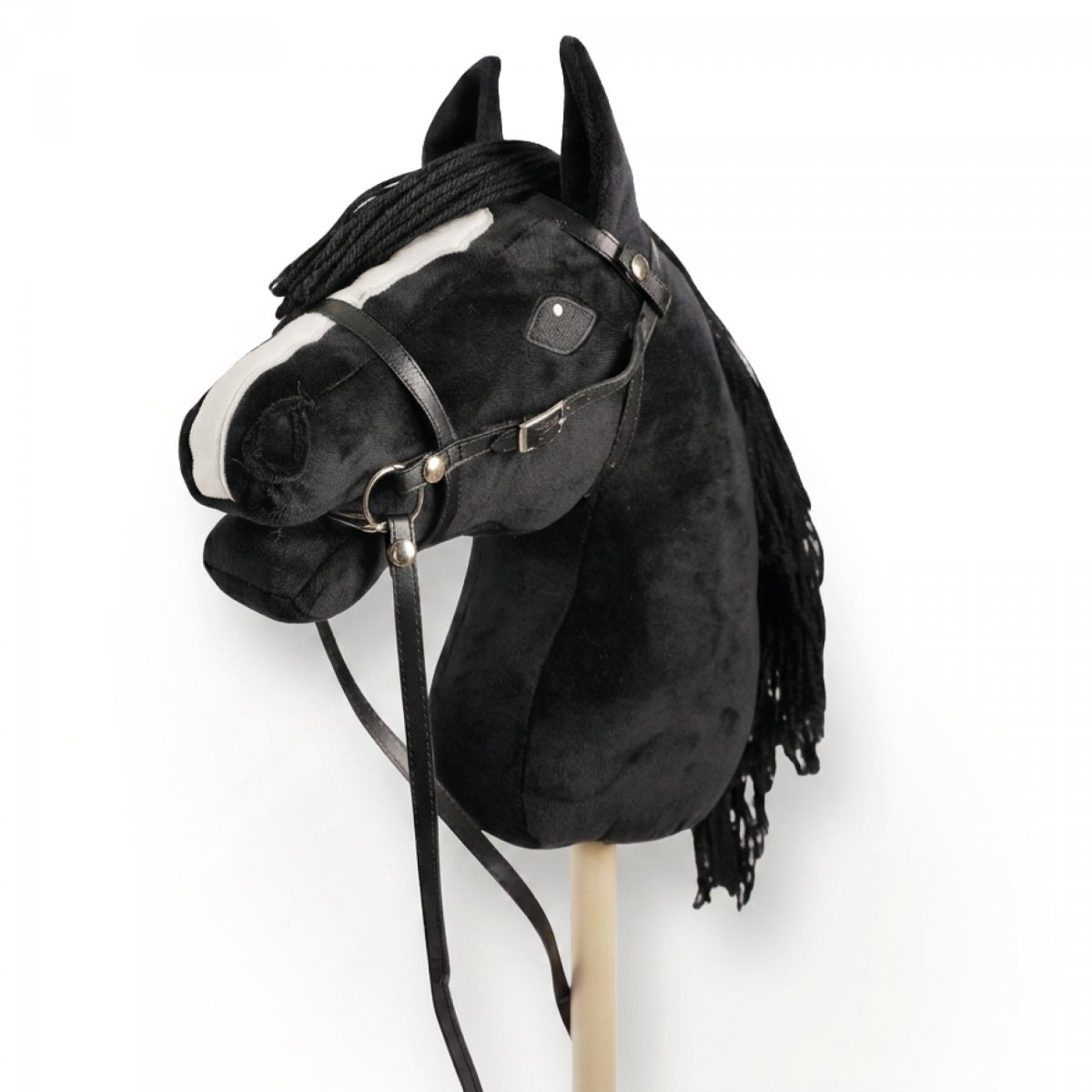 Hobby Horse – koń na kiju dla dzieci 68 cm (czarny)