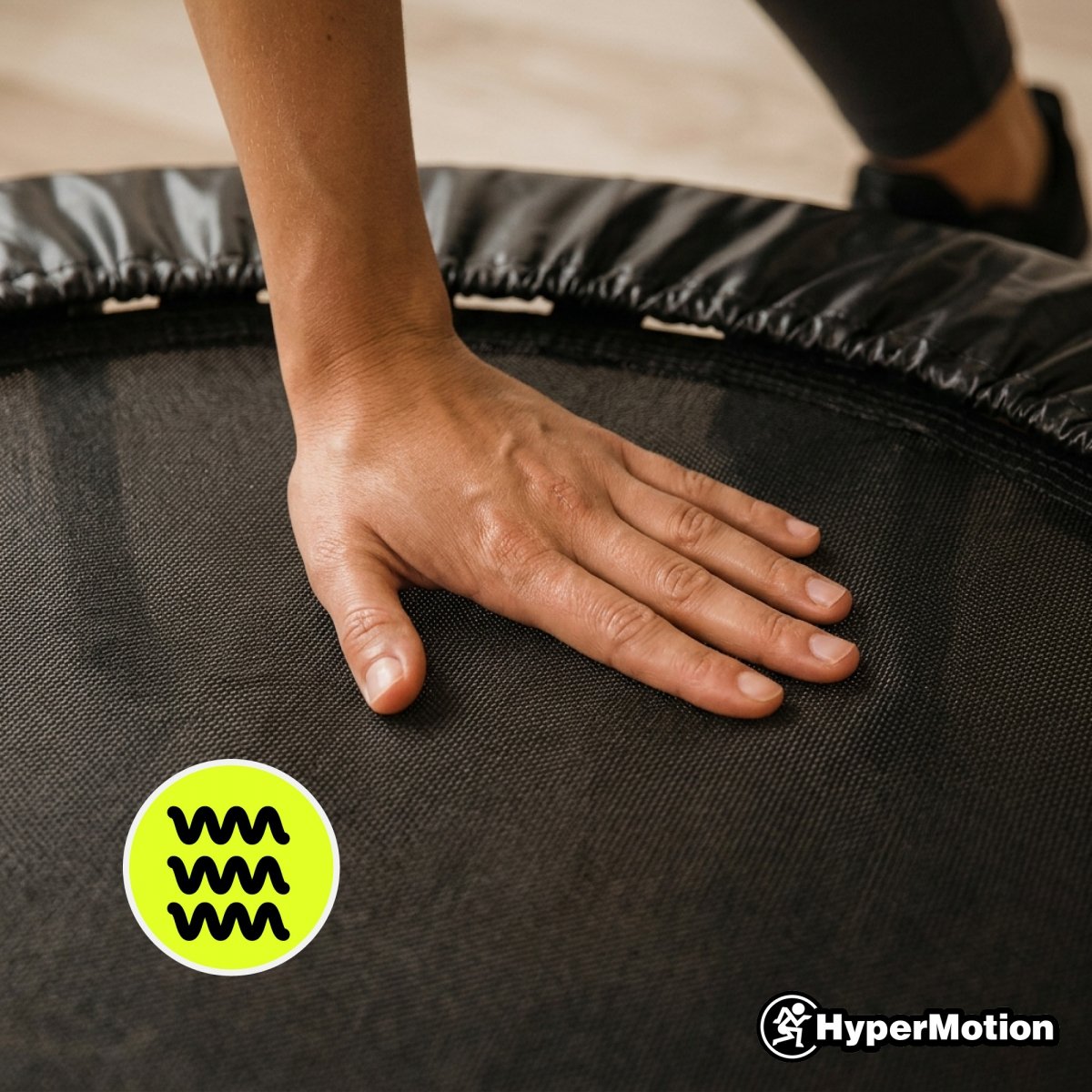 Domowa trampolina fitness 91 cm - czarna