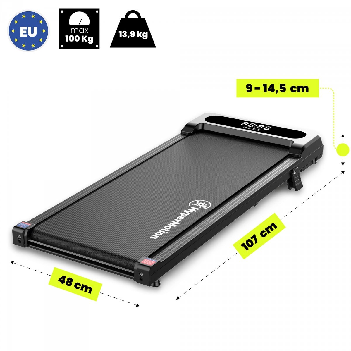 Domowa bieżnia elektryczna do chodzenia, pod biurko – HyperMotion Walkpad