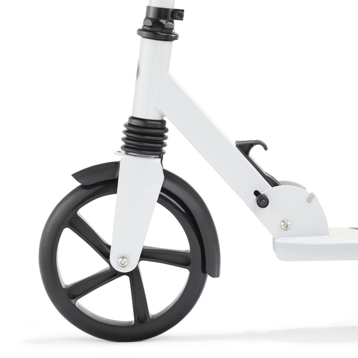 Hulajnoga dwukołowa dla młodzieży dorosłych - z amortyzatorem - Hypermotion CITY SWIFT Zimowy Lis - 100kg