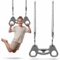 Ergonomiczny trapez gimnastyczny - uchwyt treningowy na linach, zestaw do huśtawki HyperMotion 