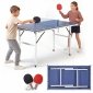 Przenośny, składany stół do ping ponga dla dzieci, Mini tenis stołowy Hyper Motion 137 x 76 x 69 cm 