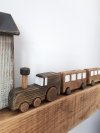 Drewniany pociąg