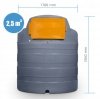 Zbiornik Na Olej Napędowy Swimer Tank 2500L ECO-LINE Basic Plus