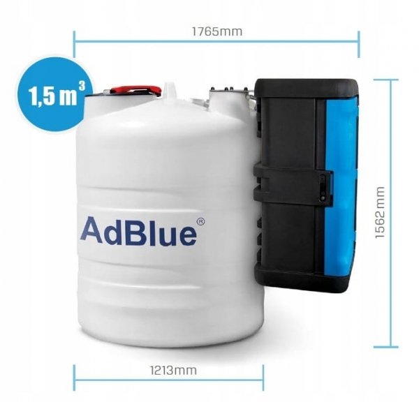 Zbiornik na AdBlue 1500L SWIMER BLUE TANK ELJPS EL EXCLUSIVE