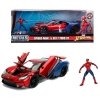 Spiderman Auto 2017 Ford GT + figurka Spider-man Metalowy Samochód Marvel