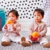 B.BOX Nowy innowacyjny Bidon ze słomką 240ml Ananasowy BB00512