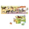 CzuCzu Stadnina koni Puzzle Panoramiczne 4+