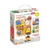 CZUCZU Układanki z dziurką Pojazdy Puzzle 2+