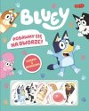 Bluey Pobawmy się na dworze Książka z magnesami