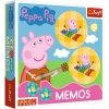 Memory Świnka Peppal Gra pamięciowa Memos dla dzieci Trefl 01893