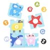 Alfabet CzuCzu Duże Puzzle z dziurką Litery 48 el. 3+