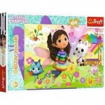 Puzzle 100 Glitter Brokatowa Gabi Koci Domek Gabby Trefl