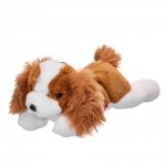 Maskotka Pies Cavalier leżący 35 cm Piesek Pluszak przytulanka