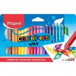 Kredki świecowe Maped 24 kolory Colorpeps
