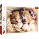 Koty Puzzle 500 el Śpiące kotki Trefl 37271