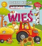 WIEŚ Kolorowanka wodna z flamastrem Odkryj Kolor