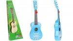 GITARA AKUSTYCZNA DREWNIANA DUŻA 59CM NIEBIESKA