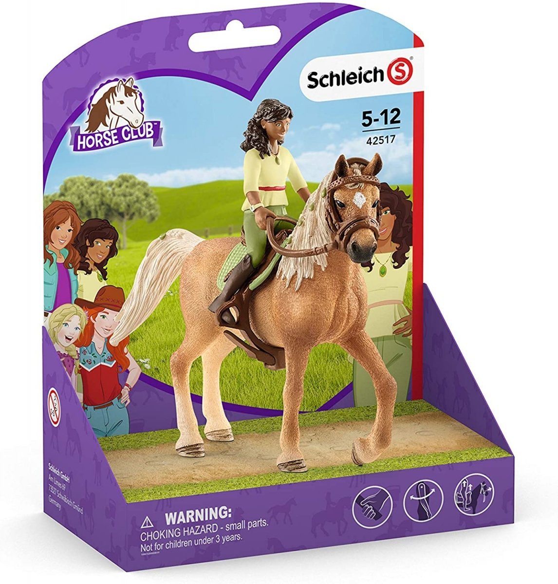 Schleich Horse Club 42517 Jeździec Sarah i klacz Mystery