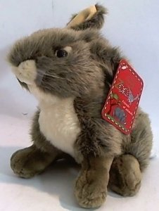 Maskotka Zając szarak Pluszak realistyczny 18cm Beppe Zoo