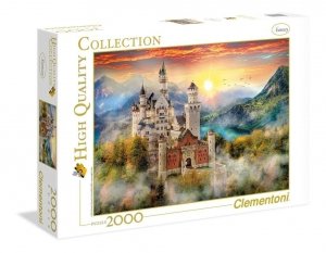 Clementoni Puzzle 2000 Neuschwanstein Zamek High Quality 32559