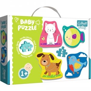 Zwierzątka Moje Pierwsze Puzzle Grube Trefl Baby 