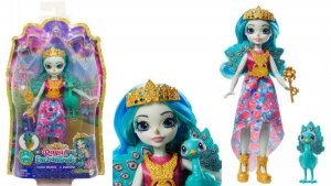 ENCHANTIMALS Royal Lalka Queen Paradise i Paw Rainbow