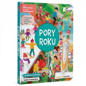 Pory Roku Książka interaktywna tekturowa do pióra Kakadu