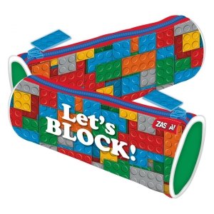 Piórnik szkolny Lets- Block Etui Tuba Saszetka 22cm